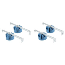 4 Pezzi Supporto per Ventilatore da Soffitto Scatola Elettrica da 14,25 A 22,5 Pollici Scatola Elettrica Regolabile e Barra di Supporto Staffa per