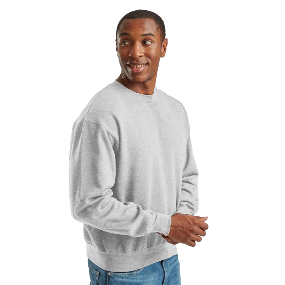 Fruit Of The Loom (S, Athletic Heather) Mens Supercotton Sweatshirt