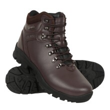 (10 UK, Brown) Mountain Warehouse Mens Latitude II Extreme Leather Waterproof Walking Boots