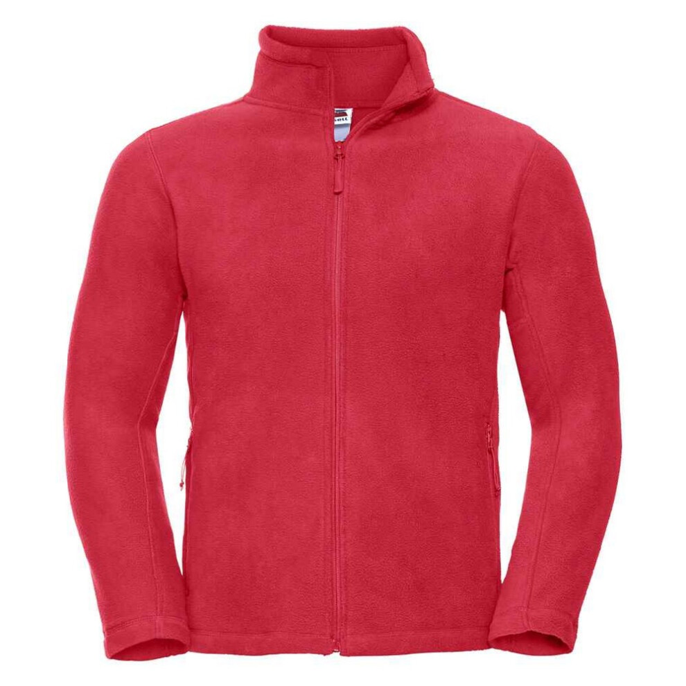Russell (S, Classic Red) Mens Outdoor Fleece Jacket