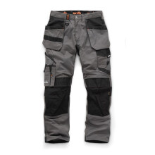 (30R, Graphite) Scruffs Mens Trade Work Trousers