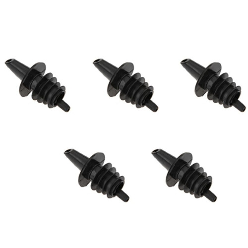 25Pcs Plastic FreeFlow Liquor Spirit Bottle Pourer Bar Wine Cocktail Drinks