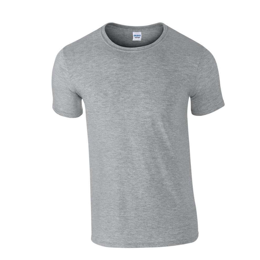 Gildan (L, Sports Grey) Unisex Adult T-Shirt
