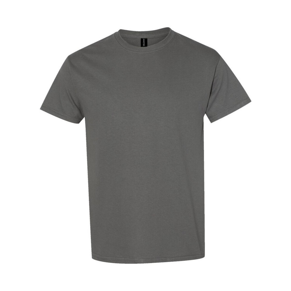 Gildan (L, Charcoal) Mens Heavy Cotton T-Shirt