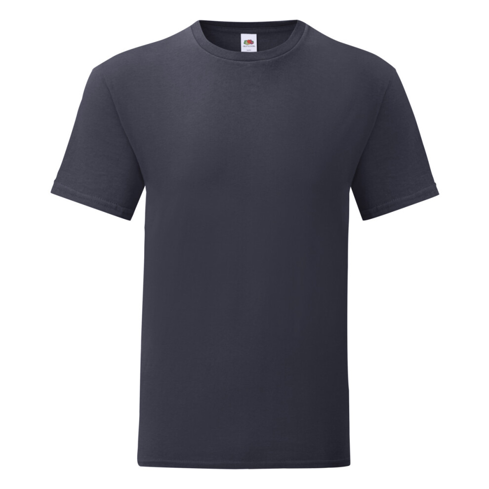 Fruit Of The Loom (S, Deep Navy) Mens Iconic T-Shirt