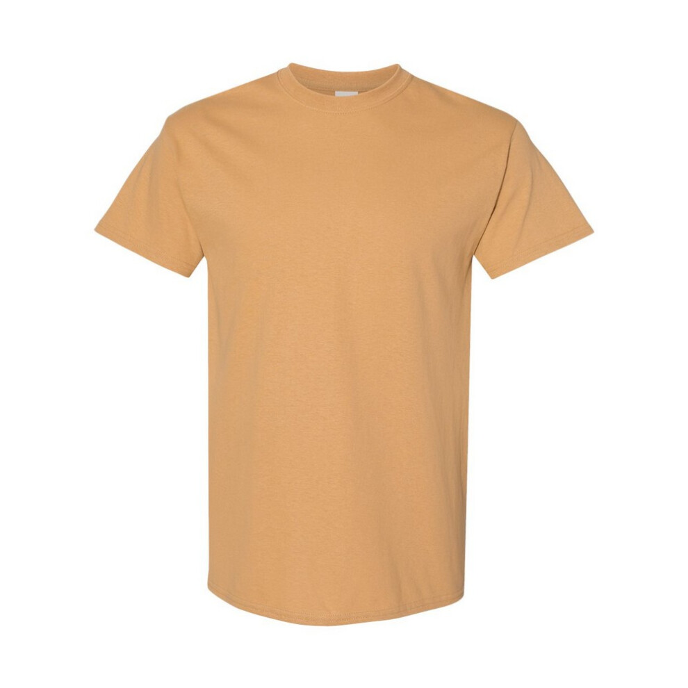 Gildan (Xl, Old Gold) Mens Heavy Cotton T-Shirt