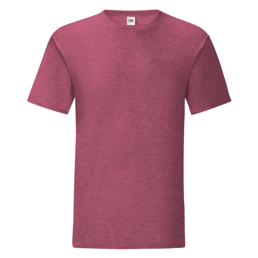 Fruit Of The Loom (3Xl, Heather Burgundy) Mens Iconic T-Shirt