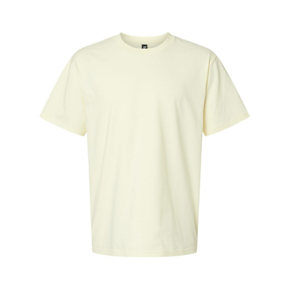 Gildan (S, Off White) Mens Hammer Heavyweight T-Shirt