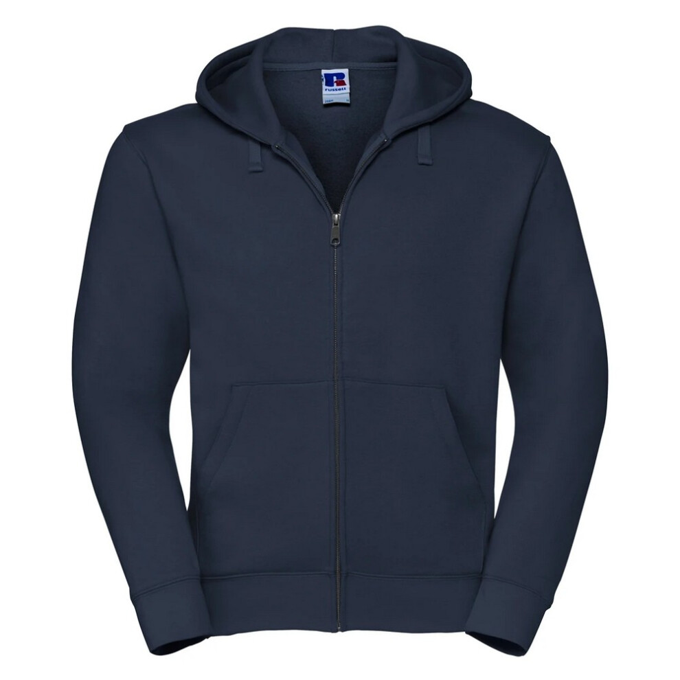 Russell (Xl, French Navy) Mens Authentic Hooded Sweatshirt