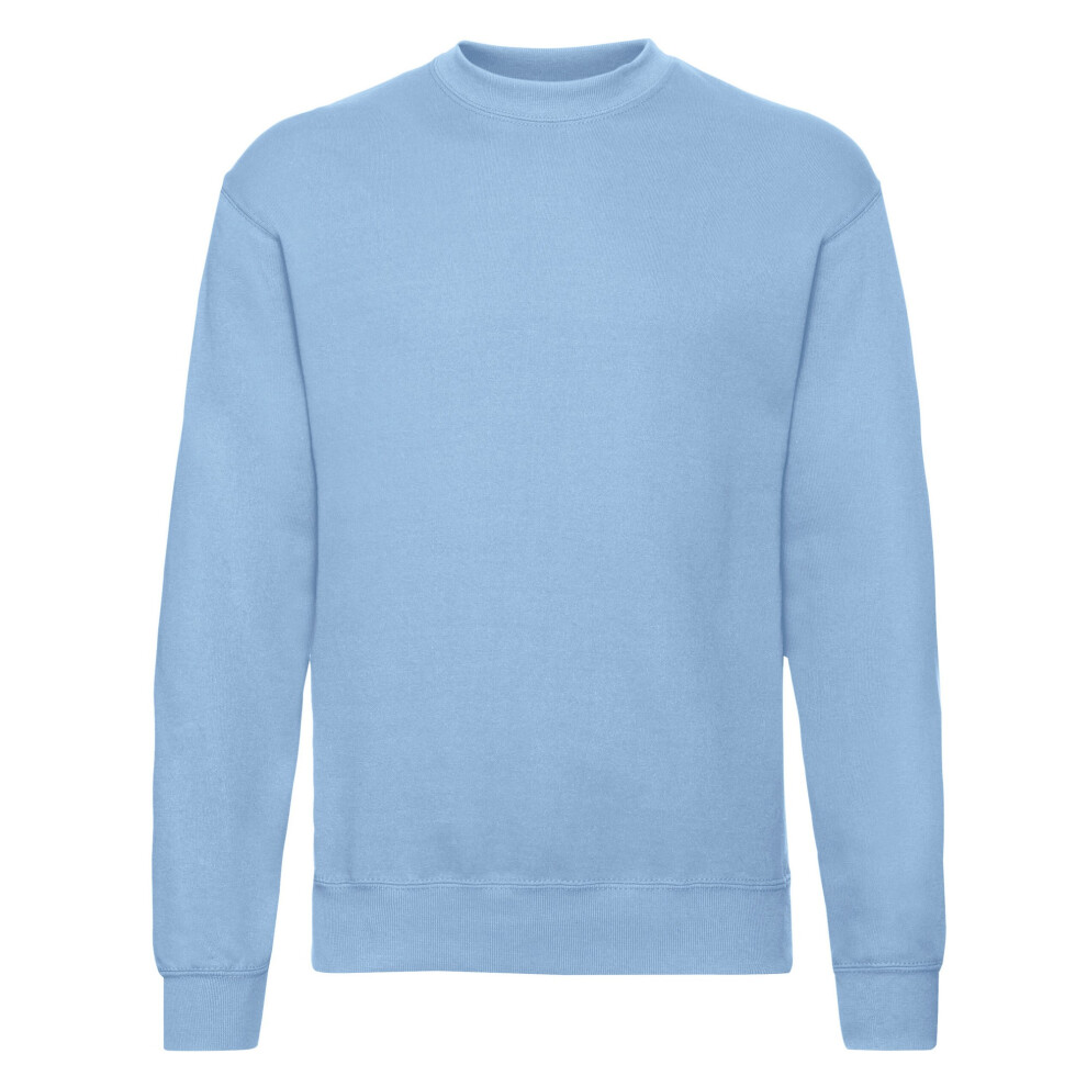Fruit Of The Loom (M, Sky Blue) Mens Classic Drop Shoulder Sweatshirt