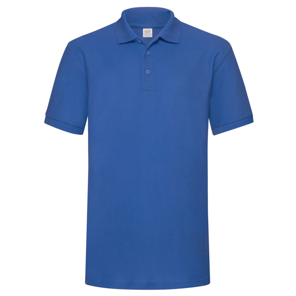 Fruit Of The Loom (3Xl, Royal Blue) Mens Polycotton Pique Heavy Polo Shirt