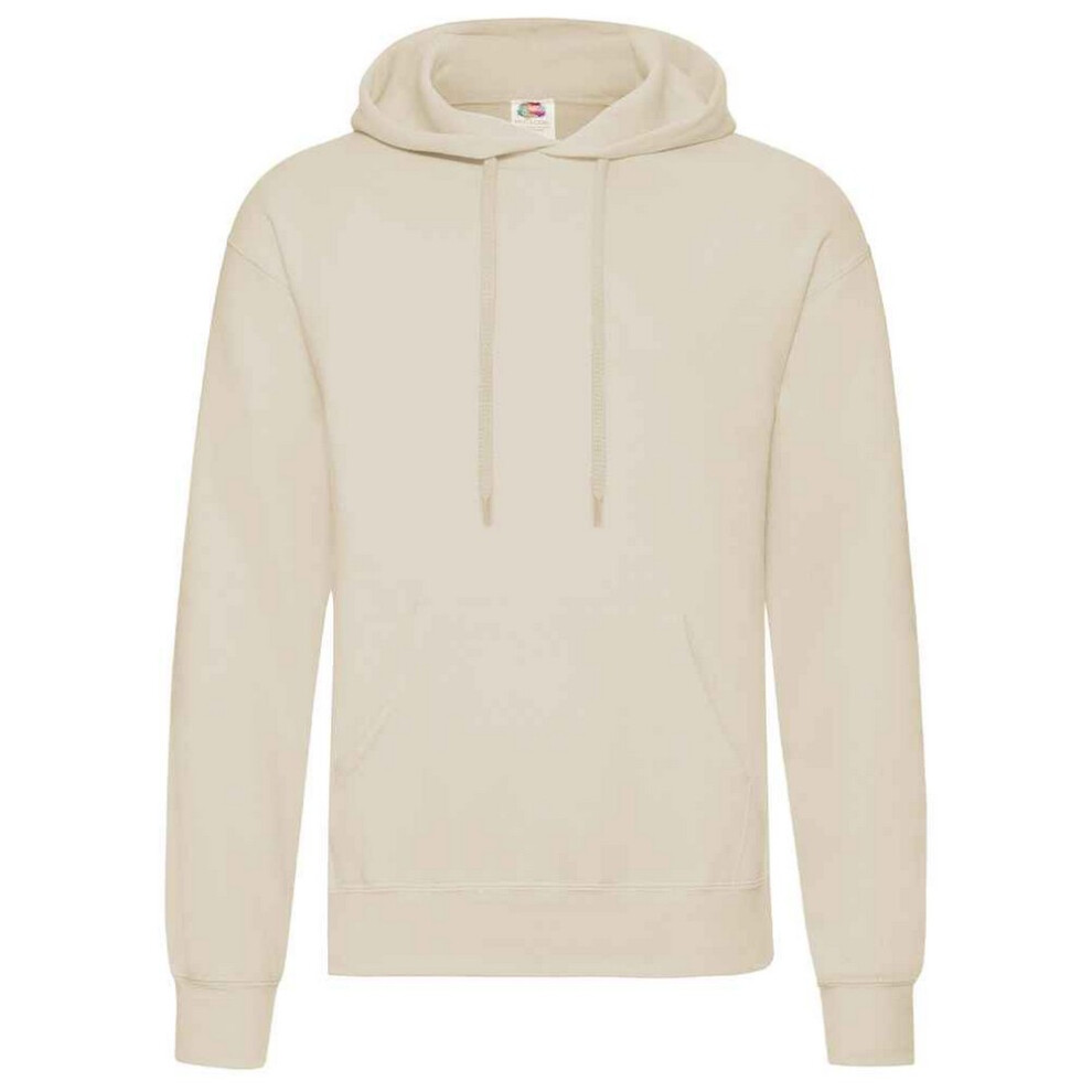 Fruit Of The Loom (Xxl, Natural) Adults Unisex Classic Hooded Sweatshirt