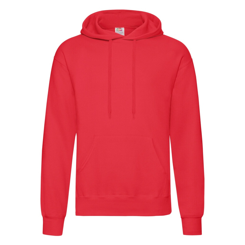 Fruit Of The Loom (Xxl, Red) Adults Unisex Classic Hooded Sweatshirt
