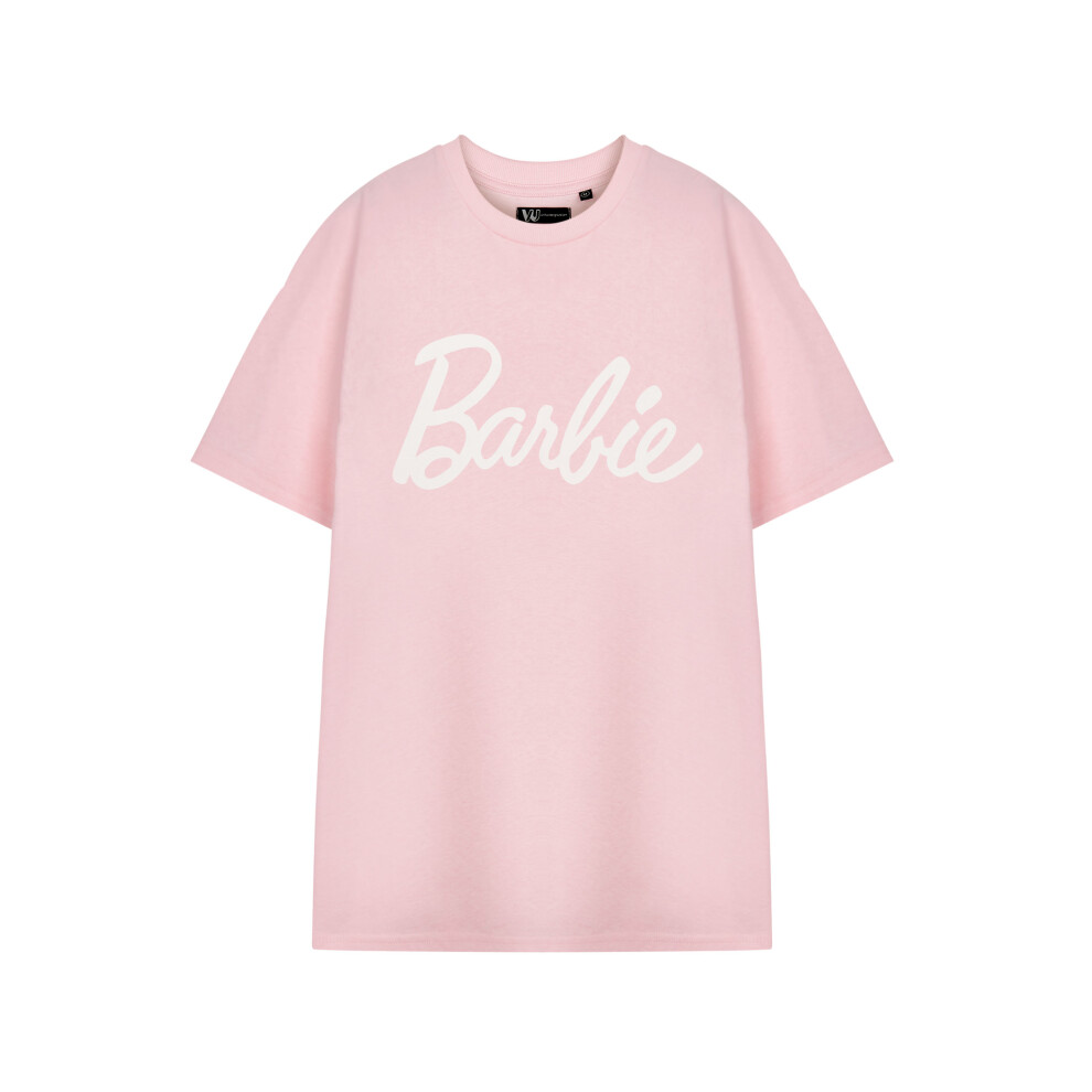 Barbie (X-Large) Short Sleeved T-Shirt (Womens Pink)