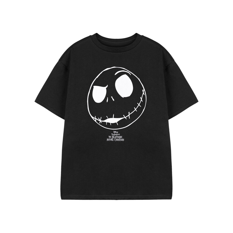 Disney (5-6 Years) The Nightmare Before Christmas Short Sleeved T-Shirt (Boys Black)