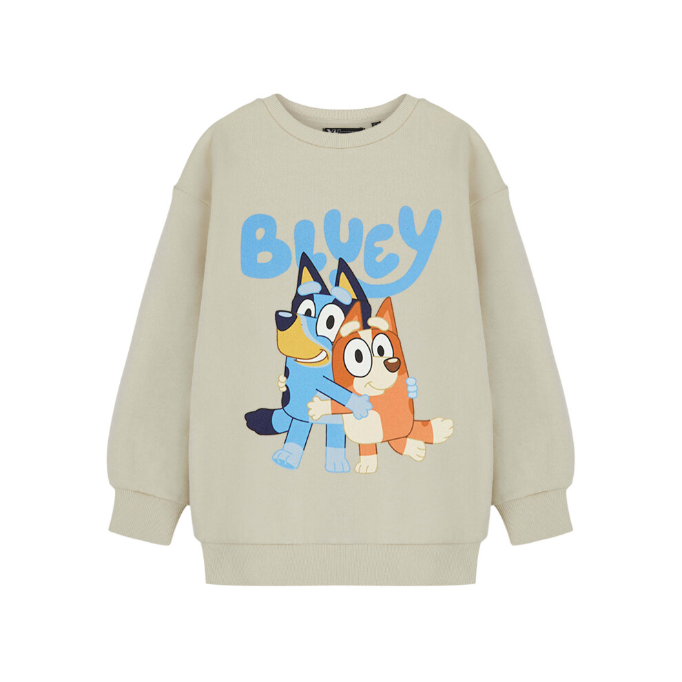 Bluey (18-24 Months) Sweatshirt (Unisex Kids Beige) - Image 3