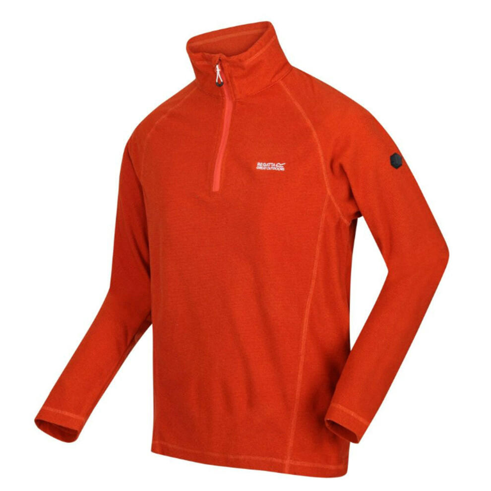 Regatta (L, Rusty Orange) Great Outdoors Mens Montes Funnel Neck Fleece Jumper