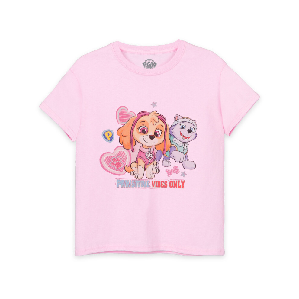 Paw Patrol (2-3 Years) Short Sleeved T-Shirt (Girls Pink)