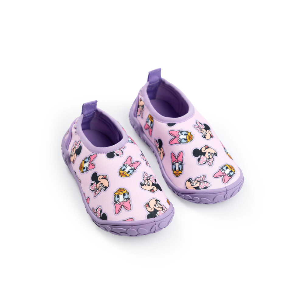 Disney (9 Uk Child) Minnie Mouse Aqua Shoes (Girls Purple)