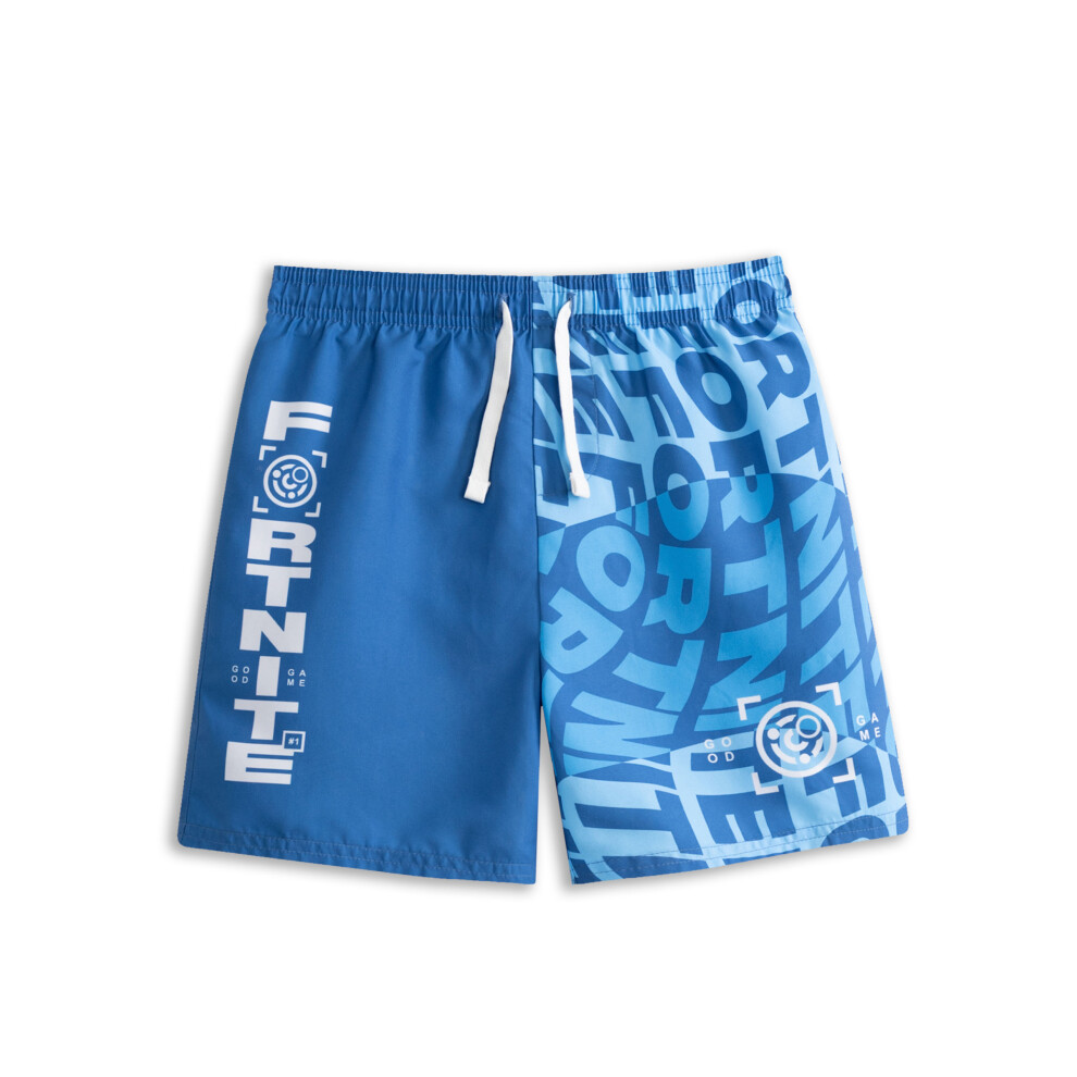 Fortnite (7-8 Years) Swim Shorts (Boys Blue)