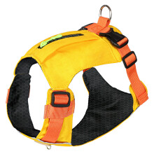 (Yellow,M)Dog Chest Harness With Reflective Stitching Nonadjustable Design For Walking Pet