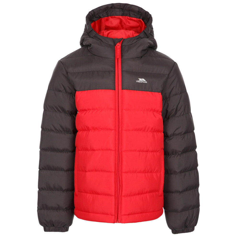 Trespass (3-4 Years, Red) Childrens/Kids Oskar Padded Jacket