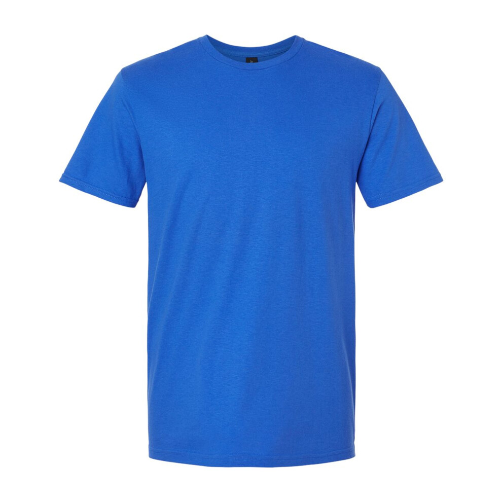Gildan (M, Royal Blue) Mens Plain Lightweight T-Shirt