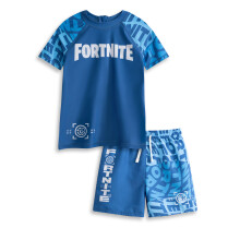 (13-14 Years) Fortnite 2 Piece Swim Set (Boys Blue)