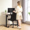 Faux Leather Office Chair. with Flip-Up Armrests 6