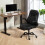 Faux Leather Office Chair. with Flip-Up Armrests 3