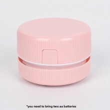 (Pink)Creative Vacuum Cleaner Stationery With Solid Color For Kids Teens Use School