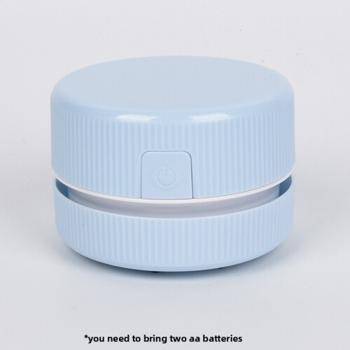 (Blue)Creative Vacuum Cleaner Stationery With Solid Color For Kids Teens Use School