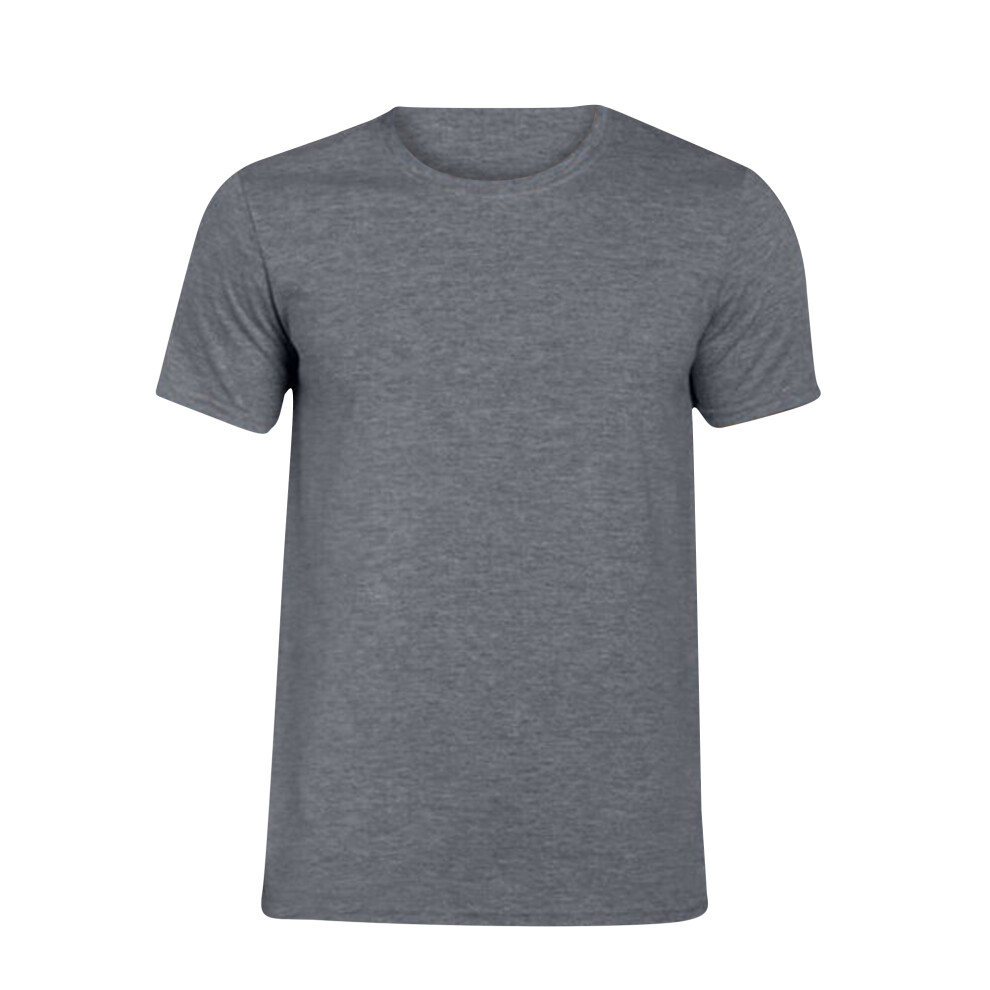 Gildan (L, Smoke) Mens Softstyle T-Shirt