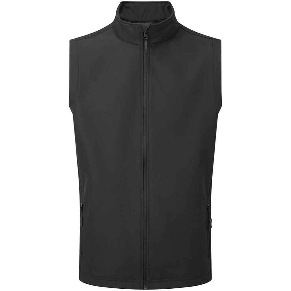 Premier (5Xl, Black) Mens Wind Resistant Gilet