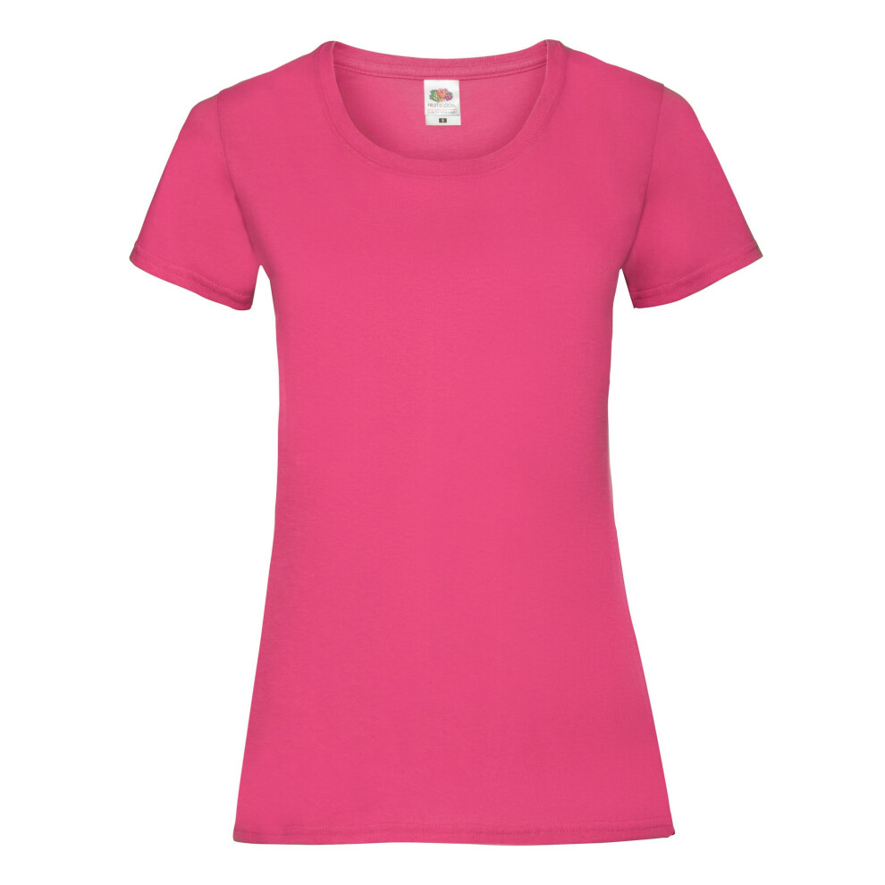 Fruit Of The Loom (S, Fuchsia) Womens/Ladies Lady Fit T-Shirt