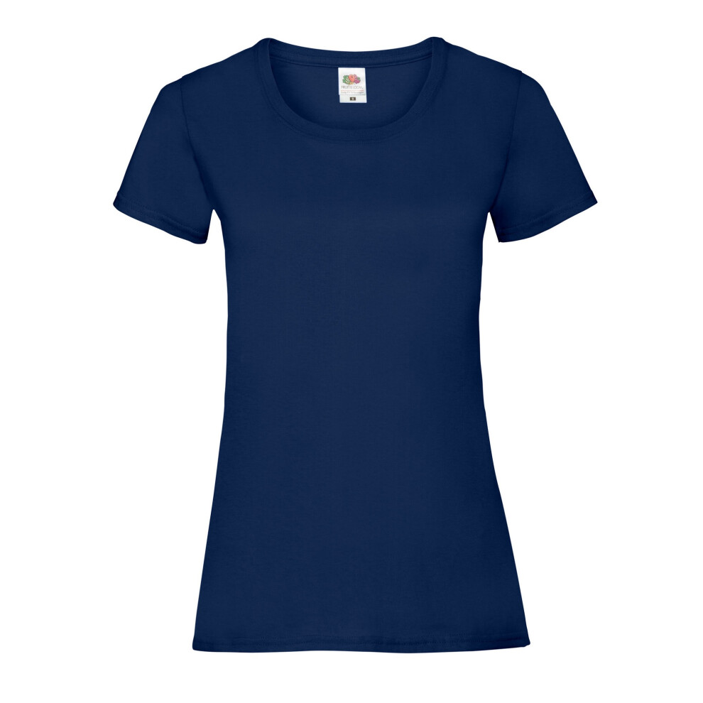 Fruit Of The Loom (M, Navy) Womens/Ladies Lady Fit T-Shirt