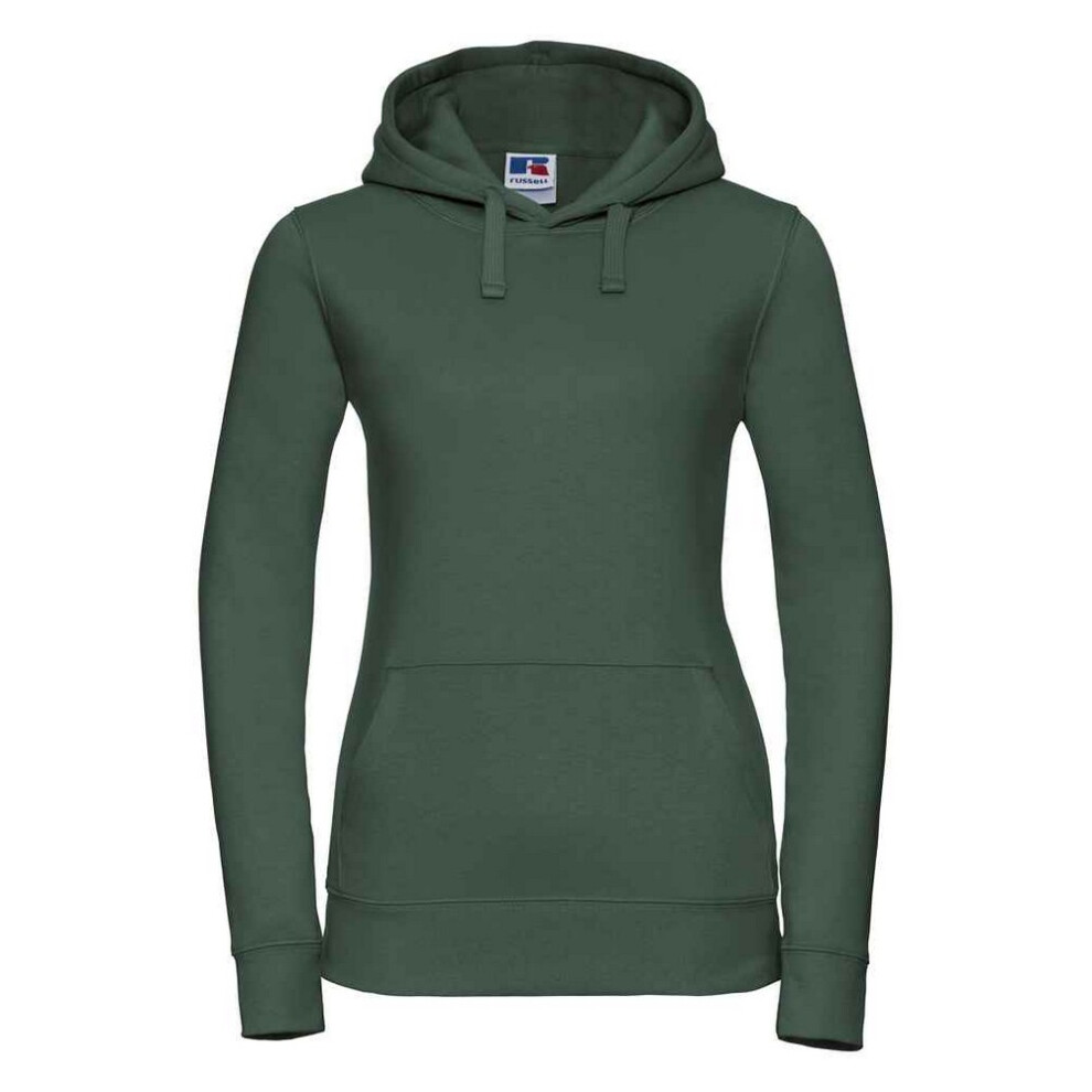 Russell (8 Uk, Bottle Green) Womens/Ladies Authentic Hoodie
