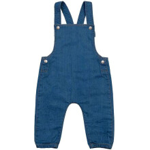 (18-24 Months, Denim Blue) Babybugz Baby Rocks Denim Dungarees