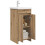 VidaXL vidaXL Badezimmerschrank mit Waschbecken Artisan-Eiche 3