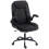 HOMCOM Linen-Look Computer Desk Chair, Black 4