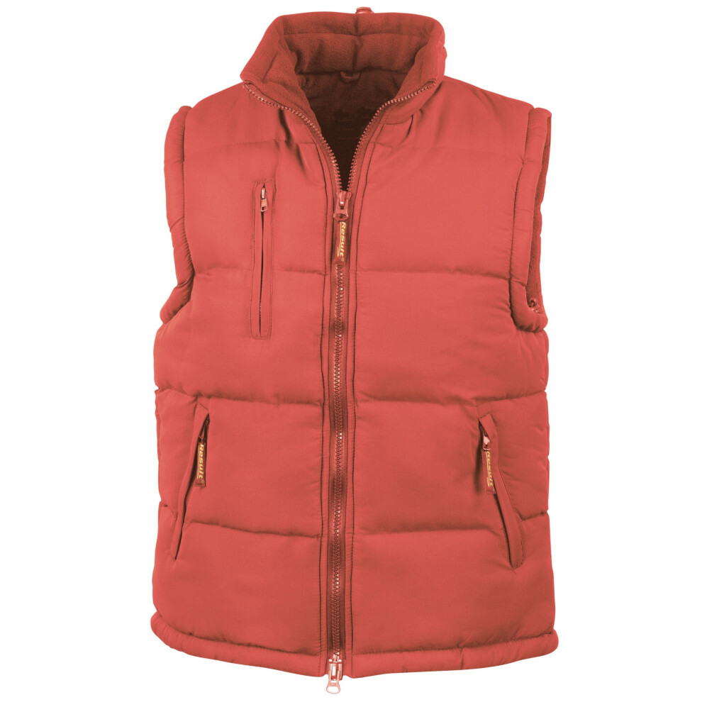 Result (Xl, Red) Mens Padded Body Warmer