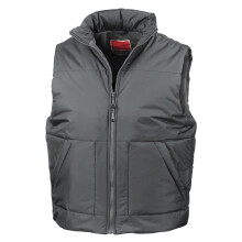 (XL, Dark Grey) Result Unisex Adult Fleece Lined Body Warmer