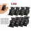 8PC 90 Degree Folding Table Leg Brackets Self Lock Foldable Hinge DIY Heavy Load 2
