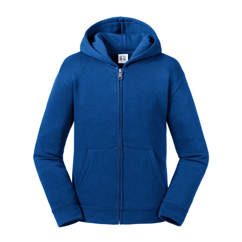 Russell (13-14 Years, Bright Royal) Kids/Childrens Authentic Zip Hooded Sweatshirt