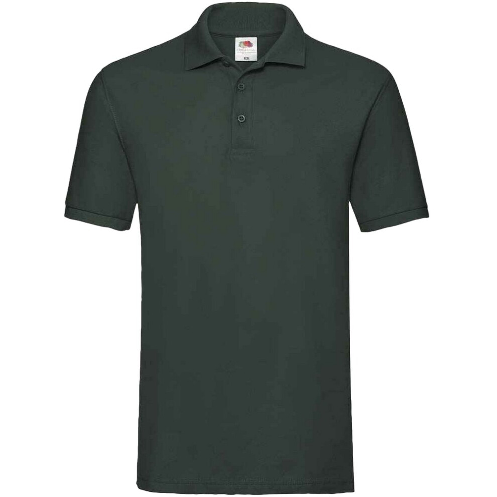 Fruit Of The Loom (3Xl, Bottle) Mens Premium Cotton Pique Polo Shirt