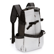 (Gray,M)Pet Carrier Backpack With Minimalist Design And Comfort Features For Out Pets