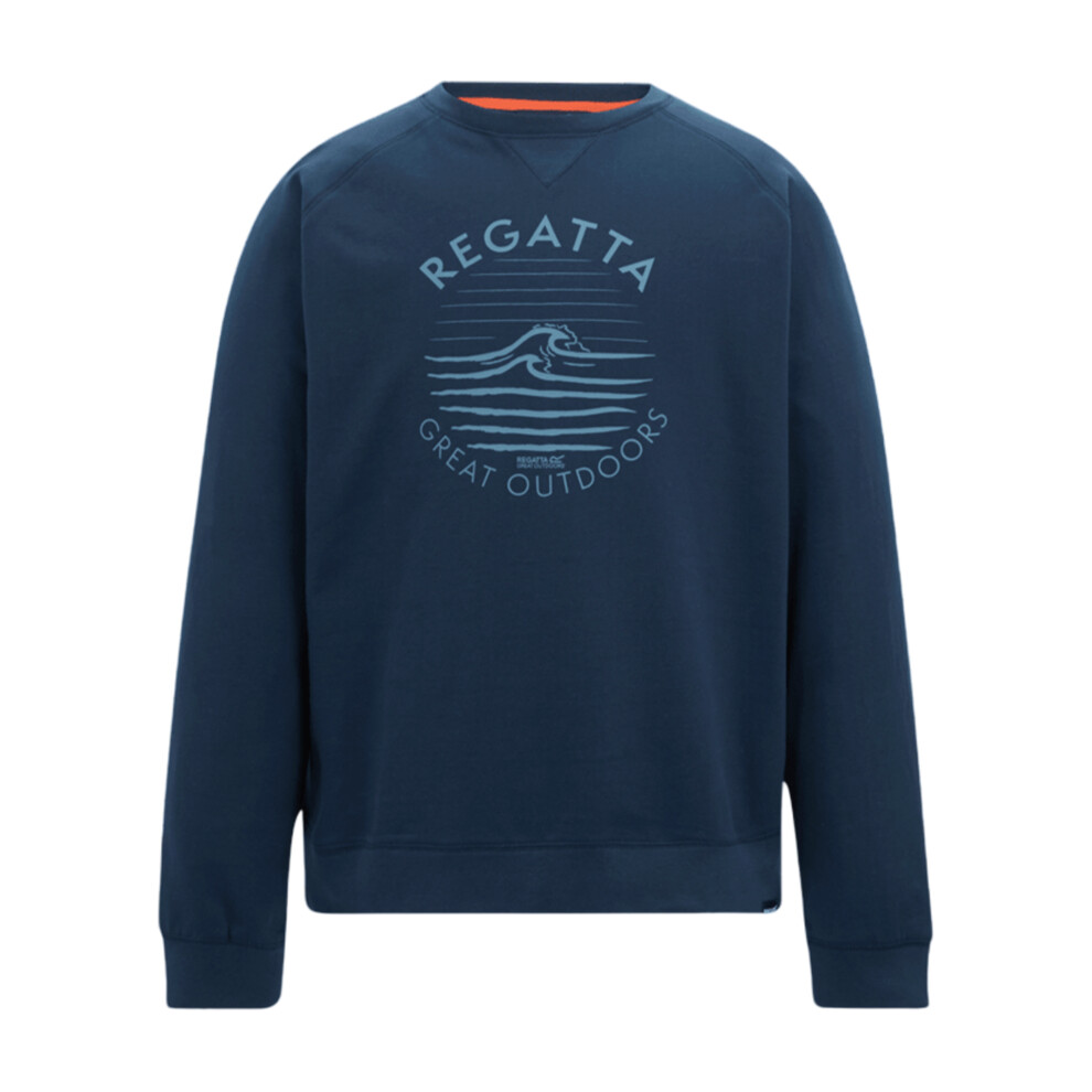 Regatta (3Xl, Navy) Mens Nithsdale Wave Sweatshirt