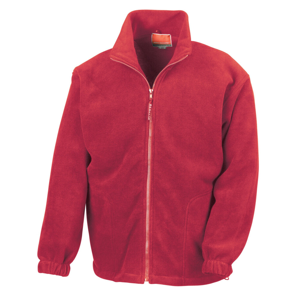 Result (M, Red) Unisex Adult Polartherm Fleece Jacket
