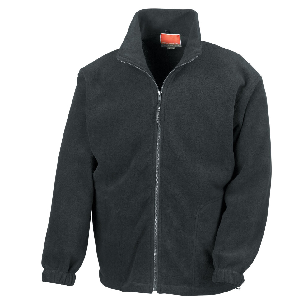 Result (Xs, Black) Unisex Adult Polartherm Fleece Jacket