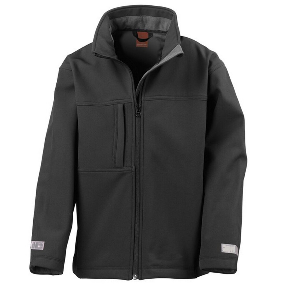 Result (3-4 Years, Black) Childrens/Kids Classic Soft Shell Jacket